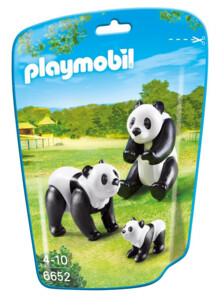 Panda-Paar mit Baby Nr. 6652