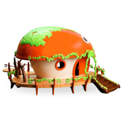 Deluxe-Haus Der Stamm der Monchhichi 30 cm