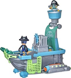Luftpiraten-Schiff mit 2 PJ Masks-Figuren