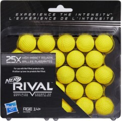 Nachfüllpack mit 25 Schaumstoffbällen Nerf Rival