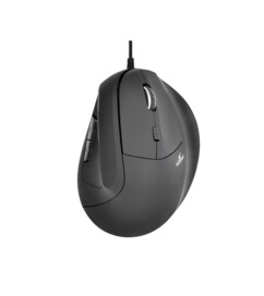 M-W-ERGO Ergonomische Kabelmaus mit 7600 dpi