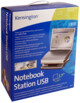 Laptopständer und Dock mit USB-Hub