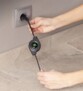 Einziehbares zweipoliges Netzkabel 0,8 m