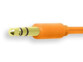 Einziehbare In-Ear-Kopfhörer Sport - Blau/Orange