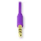 Einziehbare In-Ear-Kopfhörer Sport – Rosa/Lila