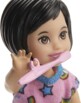 Babysitter Barbiepuppe-Set mit kleinem Mädchen und Bettchen