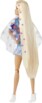 Barbie Extra Puppe mit Blumenkleid und Häschen