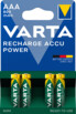 4 wiederaufladbare AAA-DECT-Batterien mit 800 mAh