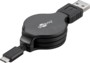 cable de chargement usb c avec enrouleur longueur totale 1m pour intensité 3A ideal macbook air