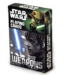 jeu de cartes à jouer star wars motifs armes pistolets laser sabre laser