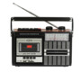 Radio K7 avec lecteurs SD et USB PR85 Ricatech. Design Rétro.