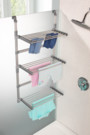 etendoir sechoir pour douche et salle de bains a suspendre avec crochets