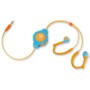 Écouteurs intra-auriculaires rétractables Sport - Bleu/orange Retrak